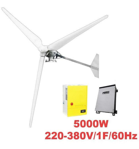 Energía Eólica Industrial, Mxtik-001, Generador 5000w 380v,,