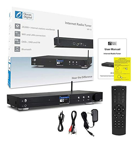 Imagen 7 de 7 de Radio Internet Ocean Digital Wifi Wr10 Dab Fm Bt Out Hi-fi