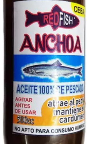 Aceite Puro De Anchoa Ceba Pejerrey 100% Efectiva 