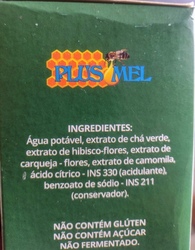 12 X Chá Flor Da Catingueira 500ml Plus Mel