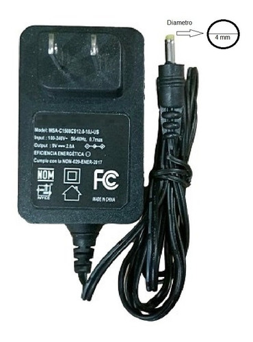 Cargador 9v 2a Para Bafle Amplificado Kaiser