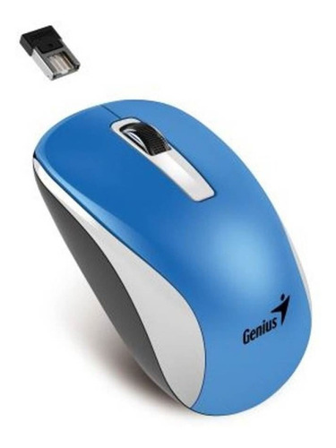 Mouse Genius Nx-7010 Azul Con Blanco Bye