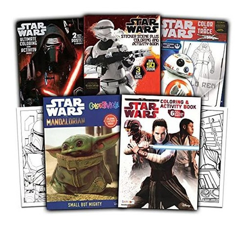 Juego De Manualidades - Star Wars Coloring Books For Kids Bu