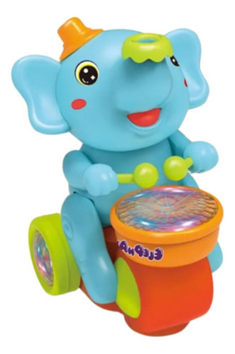 Brinquedo Elefante Equilibrista Infantil Com Som Luz Anda 