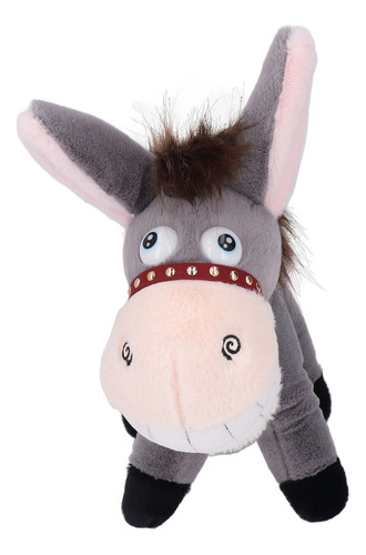 Juguete De Peluche De Burro, Bonito, Suave, Cómodo Y Vívido