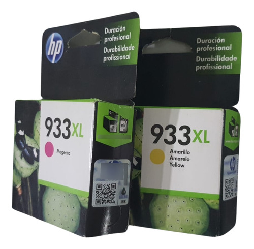 Duo De Hp 933xl Colores Magenta Y Amarrillo