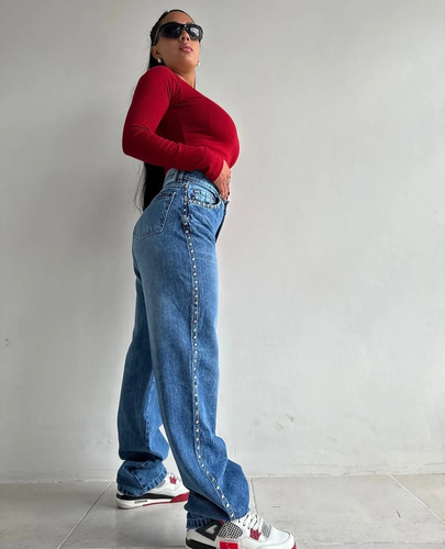 Las Locas Jeans Mom Stell Original 100%
