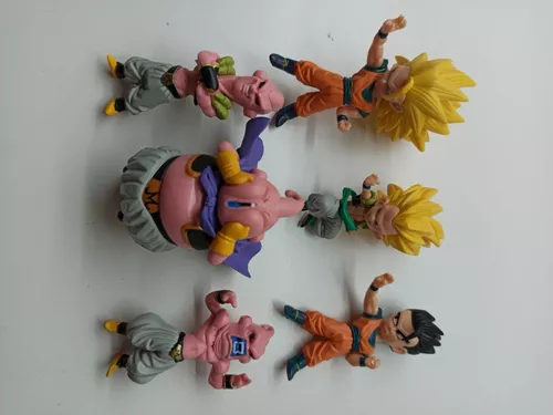 Dragon Ball Z Bonecos Miniaturas 6pcs Goku Goten Madimbu