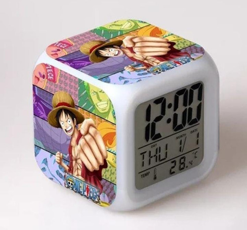 Reloj Despertador One Piece Luffy, Rt