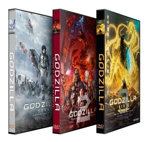 Godzilla Películas Anime Trilogía