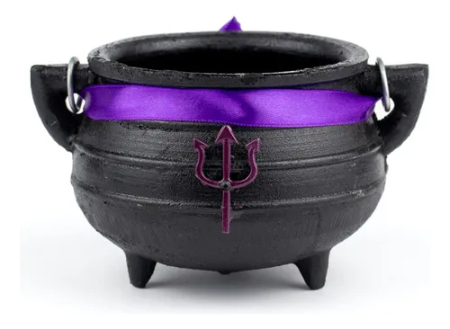 comprar Caldeirão De Ferro Maria Mulambo Tridente Tripé Alça 500 Ml