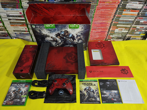 Consola Xbox One S Edicion Limitada Gears Of War Con Caja (Usado)