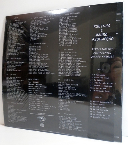 Rubinho E Mauro Assumpção Perfeitamente Justamente Lp Clear