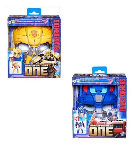 Transformers One Bumblebee & Optimus Mascaras Transformables