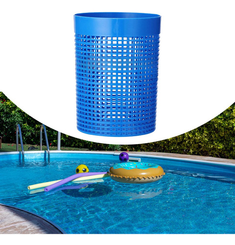 Cesta De Canasta De Lámpara De La Piscina Canasta De Azul