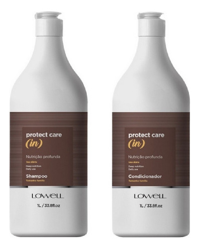 Lowell Protect Care (in) Kit Shampoo 1l + Condicionador 1l