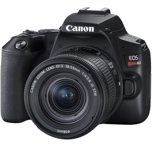 Câmera Canon Eos Rebel Sl3 Com Lente 18-55mm Is Stm