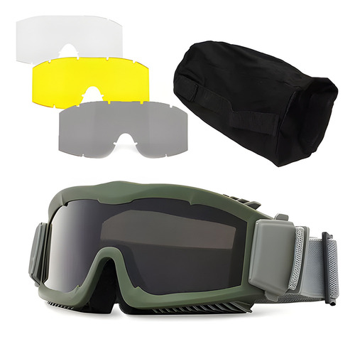 N Gotcha Policia Careta Gafas Goggle Militar Táctico Lentes