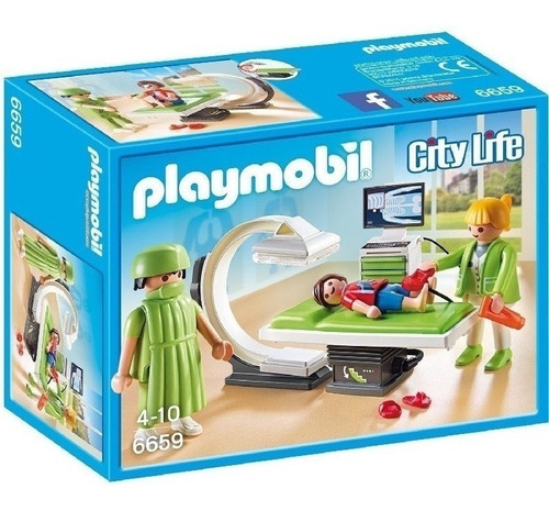 Playmobil 6659 City Life Sala Rayos X 32 Piezas La Plata