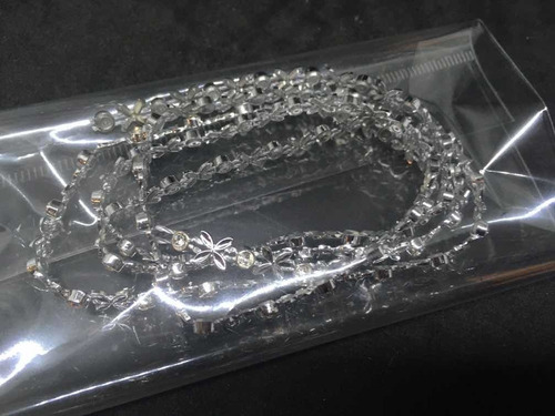 Imagen 3 de 6 de Galón Abs Con Strass De Vidrio X 1 Yarda!