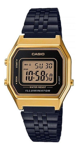 Relógio Unissex Casio Digital La680wegb-1adf - Dourado