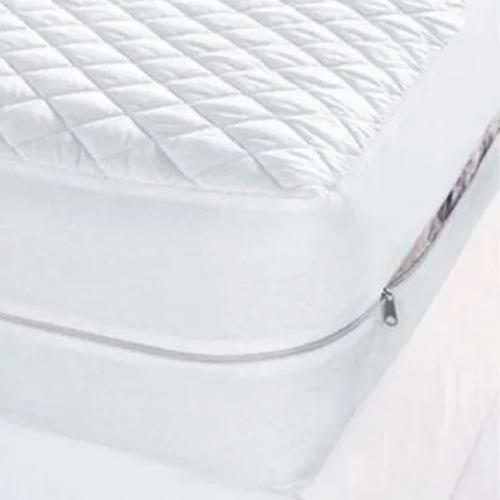 Protector De Colchon De 1.5plazas / Cierre + 2 Fundas