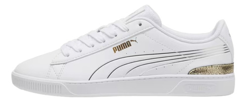 Tenis Puma Vikky V3 Metallic Shine Blanco-dama 395085 01