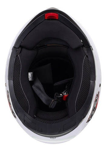 Capacete para moto escamoteável Texx Gladiator V3 branco tamanho L