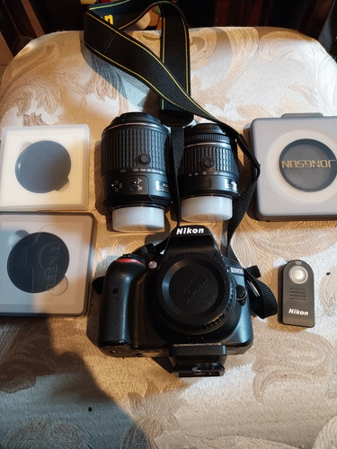 Nikon D3400 Con Objetivos Kit Y Zoom