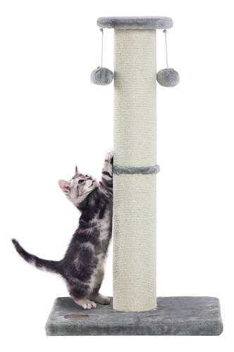 Rascador De Sisal Kilodor Para Gatos, 86 Cm De Alto, Color G