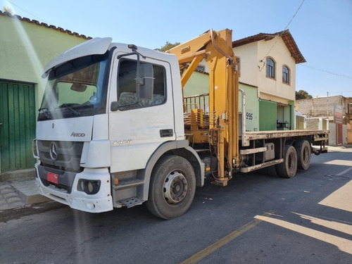 Imagem 15 de 15 de Mercedes-benz Atego 2426 6x2 Ano 2014 Munck 20.000 Ton