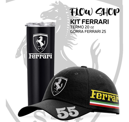 Kit Ferrari 2025 Negro