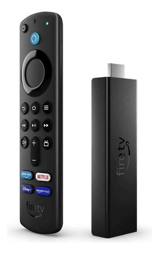 Convertidor A Smart Tv Amazon Fire Tv Stick Max 4k, Control Color Negro Tipo De Control Remoto Con Alexa