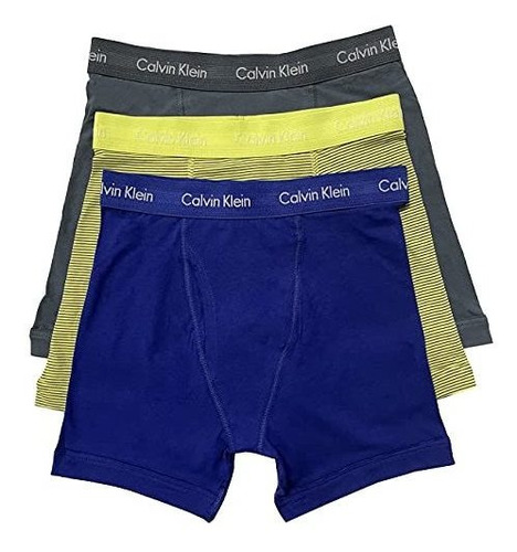 Set De 3 Boxer Clásico Talla Large Para Hombre En