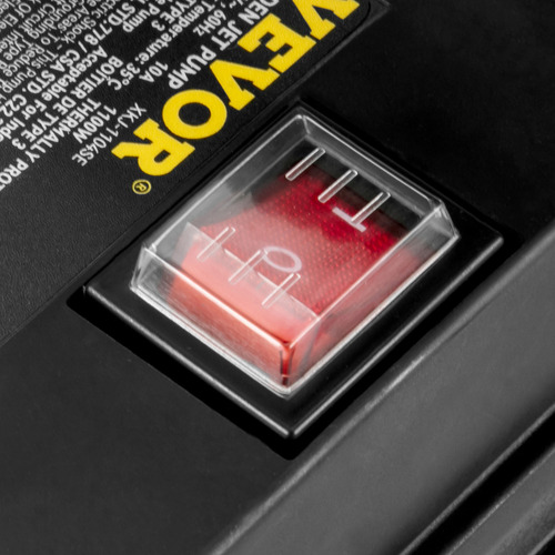 Vevor Bomba Inteligente Para Pozos Poco Profundos 20gpm 110v Color Negro Frecuencia 60hz