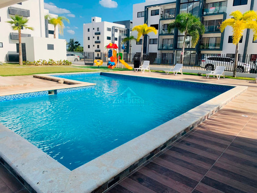 Apartamento En Alquiler En Residencial Con Piscina En Gurabo Awpa03