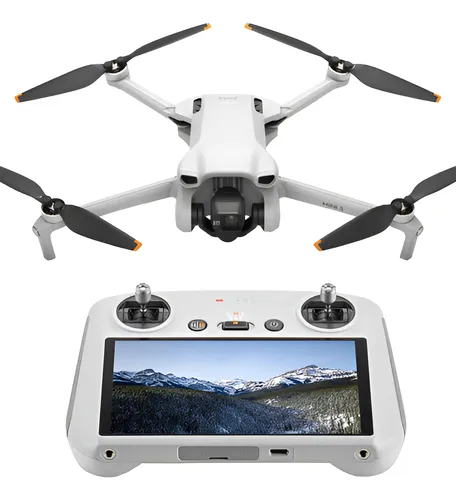 Drone Dji Mini 3 Rc Single 38 min 4K Transmissão 10 km Cor Cinza