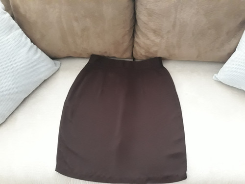 Falda Dama Mujer Talla S/ M, Traida Y Hecha En Usa!! Marron