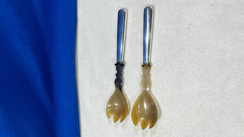 Cubiertos Para Ensalada Cristofle Plateado (Usado)