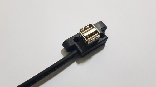 Imagem 2 de 5 de Cabo Usb Interno 2 Conexões Fêmeas P/ Gabinete