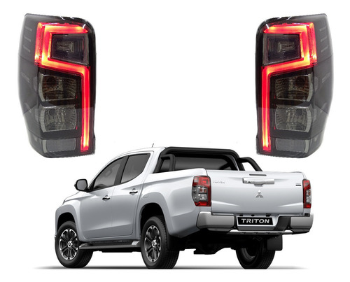 Foco Trasero Tuning Mitsubishi L200 Dakar-katana Crt 19-21