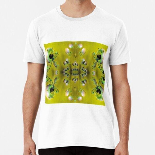 Remera Seashell Pearls Green Algodon Premium 