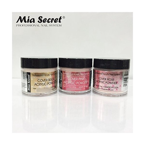 Mia Secreto Cubierta De Polvo 3 Pc Set - Rosa / Beige / Rosa