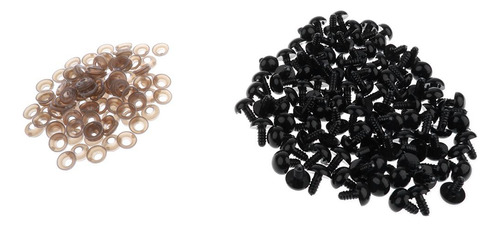 Artesanato Diy Para Fazer Bonecas 16 Mm Preto1 16 Mm Preto1