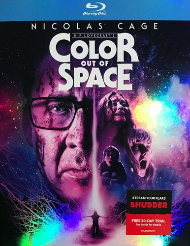 Color Out Of Space Nicolas Cage Pelicula Blu-ray