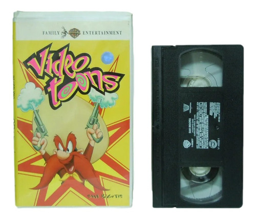 Sam Bigotes Videotoons Vhs, Películas 100 % Originales