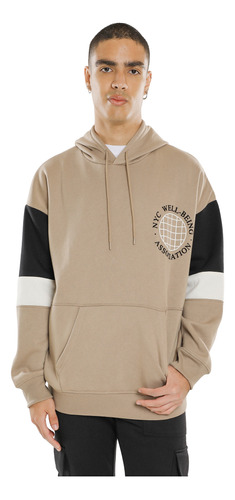 Sudadera Hoodie Drop Shoulder C&a De Hombre