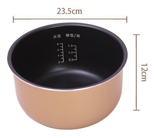 Olla Arrocera Antiadherente Para Cocinas Domésticas Y 4l