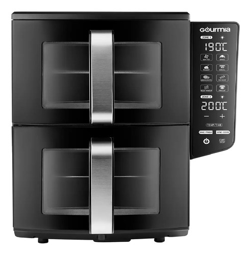 Gourmia, Freidora De Aire Digital Doble, De 10.4 Litros Msi