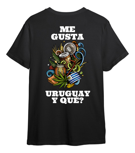 Remera Me Gusta Uruguay Murga